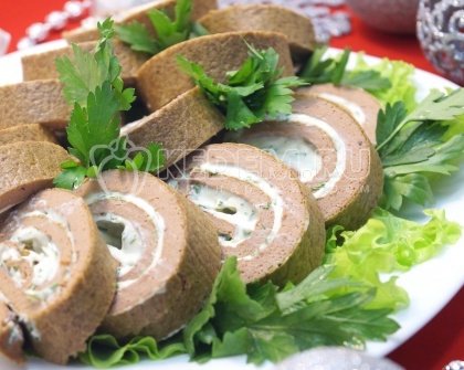 Печеночный рулет
