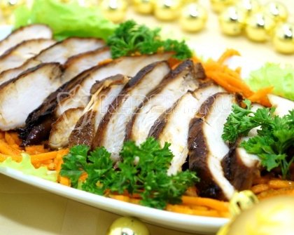 Закуска «Острые куриные ломтики»