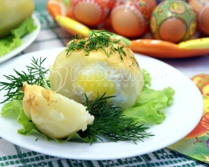 Картофельные гнёзда на Пасху